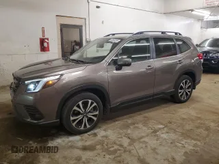 2024 Subaru Forester Limited с VIN JF2SKALC4RH429107, выставлен на аукционе Copart как лот 58583285 с пробегом 11 322 миль миль и Списание • Salvage title. История ставок и продаж доступна на DreamBid. Изображение 1.