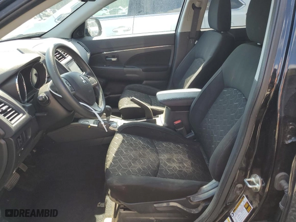 2022 Mitsubishi Outlander Sport ES with VIN JA4APUAU2NU020544, listed as a Copart auction lot 86224014 with 0 mi miles and Salvage Title. Bid and sale history available at carsss.com. Image 7.