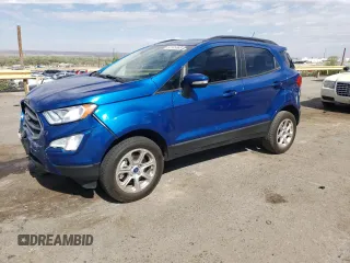 2022 Ford EcoSport SE z VIN MAJ6S3GL9NC468214, wystawiony jako Copart lot #53185565 z przebiegiem 25 743 mil mil oraz Szkody całkowita. Historia ofert i sprzedaży dostępna na DreamBid. Obrazek 1.