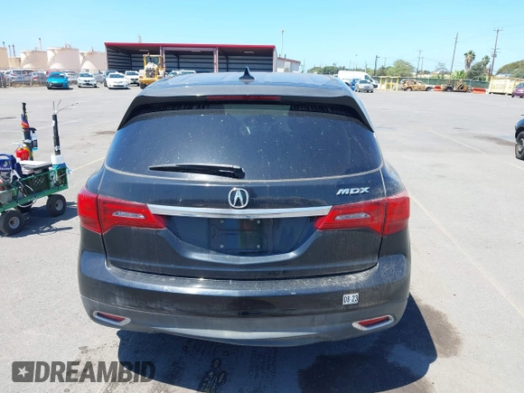 2016 Acura MDX with VIN 5FRYD3H2XGB019308, listed as a IAAI auction lot 41914816 with 1 mi miles. Bid and sale history available at carsss.com. Image 16.