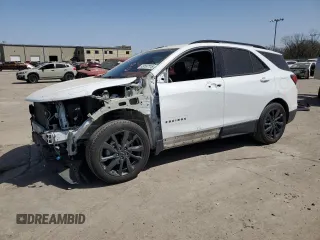 2022 Chevrolet Equinox RS with VIN 3GNAXMEV0NS200363, listed as a Copart auction lot 49167115 with 68,244 mi miles and Salvage Title. Bid and sale history available at DreamBid. Image 1.