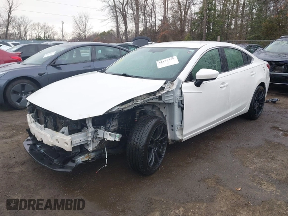 2015 Mazda 6 i Sport with VIN JM1GJ1U50F1220703, listed as a IAAI auction lot 41475129 with 127,834 mi miles. Bid and sale history available at carsss.com. Image 2.
