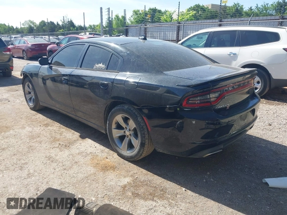 2015 Dodge Charger SXT with VIN 2C3CDXHG5FH928553, listed as a IAAI auction lot 42279342 with 129,402 mi miles and . Bid and sale history available at DreamBid. Image 3.
