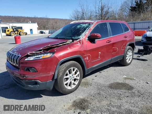 2017 Jeep Cherokee Latitude with VIN 1C4PJMCS6HW635622, listed as a Copart auction lot 49490495 with 136,102 mi miles and Salvage Title. Bid and sale history available at DreamBid. Image 1.