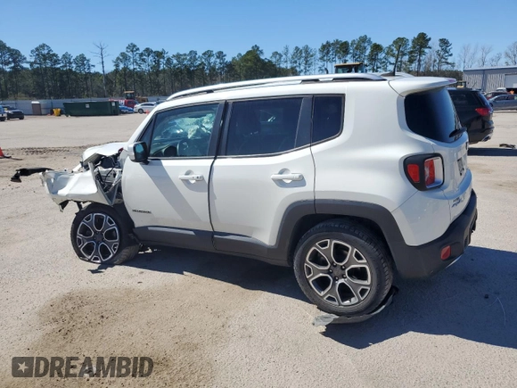 2018 Jeep Renegade Limited with VIN ZACCJBDB4JPH05509, listed as a Copart auction lot 47372795 with 45,359 mi miles and Salvage title. Bid and sale history available at DreamBid. Image 2.