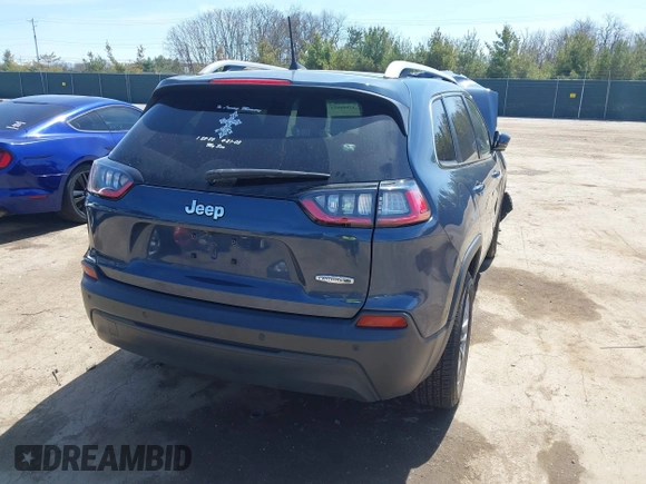 2020 Jeep Cherokee Altitude with VIN 1C4PJLLB9LD577827, listed as a IAAI auction lot 42040014 with 76,340 mi miles and . Bid and sale history available at carsss.com. Image 4.
