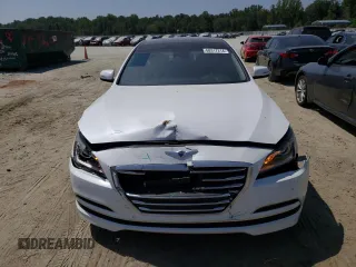 2015 Hyundai Genesis 3.8L with VIN KMHGN4JE4FU100357, listed as a Copart auction lot 68317214 with 89,137 mi miles and Salvage Title. Bid and sale history available at carsss.com. Image 5.