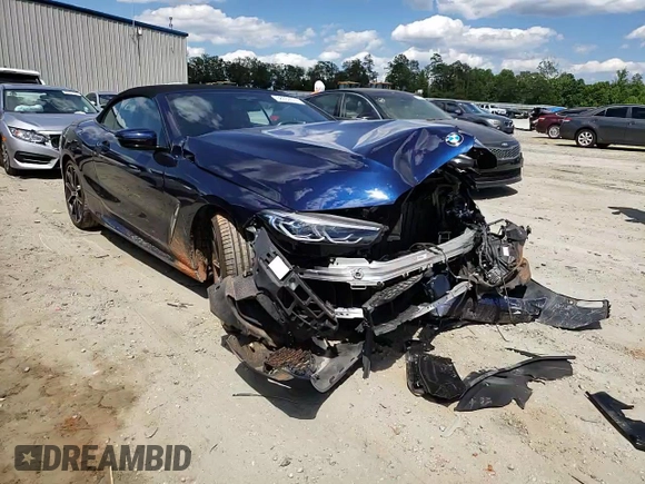 2022 BMW 8 Series 840i with VIN WBADZ2C09NCJ99129, listed as a Copart auction lot 58639014 with 26,194 mi miles and Salvage Title. Bid and sale history available at carsss.com. Image 11.