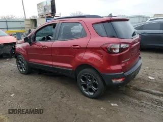 2018 Ford EcoSport SES with VIN MAJ6P1CL1JC198949, listed as a Copart auction lot 42748455 with 91,266 mi miles and Salvage Title. Bid and sale history available at DreamBid. Image 2.