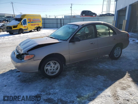 1997 Ford Escort LX z VIN 1FALP13P8VW240818, wystawiony jako Copart lot #88365875 z przebiegiem 43 416 mil mil oraz Szkoda całkowita • Salvage title. Historia ofert i sprzedaży dostępna na DreamBid. Obrazek 1.