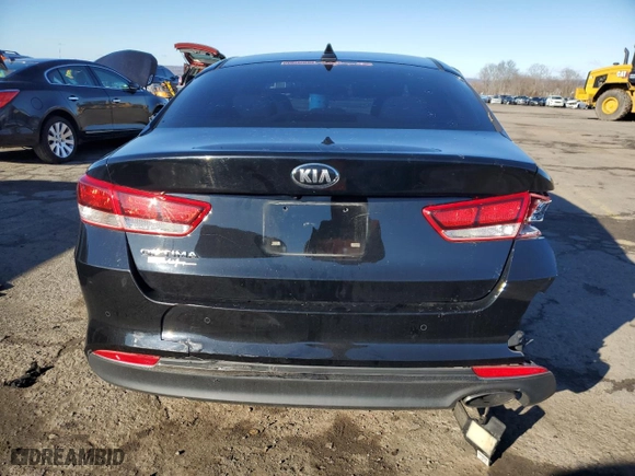 2018 Kia Optima LX with VIN 5XXGT4L38JG272640, listed as a Copart auction lot 50132755 with 55,841 mi miles and Salvage Title. Bid and sale history available at carsss.com. Image 6.