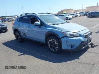 2022 Subaru Crosstrek Limited with VIN JF2GTHMC9N8217002, listed as a IAAI auction lot 41560756 with 37,111 mi miles. Bid and sale history available at carsss.com. Image 1.