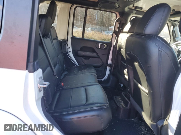 2020 Jeep Wrangler Unlimited Sahara with VIN 1C4HJXEG5LW150427, listed as a Copart auction lot 82891084 with 85,018 mi miles and Salvage Title. Bid and sale history available at carsss.com. Image 11.