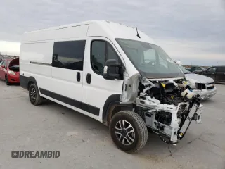 2023 Ram ProMaster Cargo with VIN 3C6MRVJG9PE539774, listed as a Copart auction lot 44269195 with 8,650 mi miles and Salvage Title. Bid and sale history available at DreamBid. Image 4.