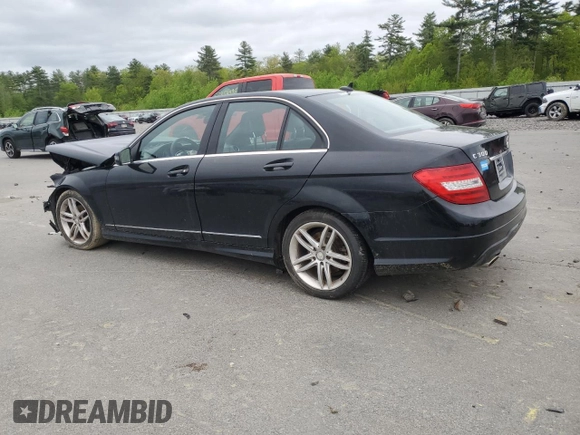 2012 Mercedes-Benz C 300 Sport with VIN WDDGF8BBXCR193158, listed as a Copart auction lot 57283155 with 108,486 mi miles and Salvage title. Bid and sale history available at DreamBid. Image 2.