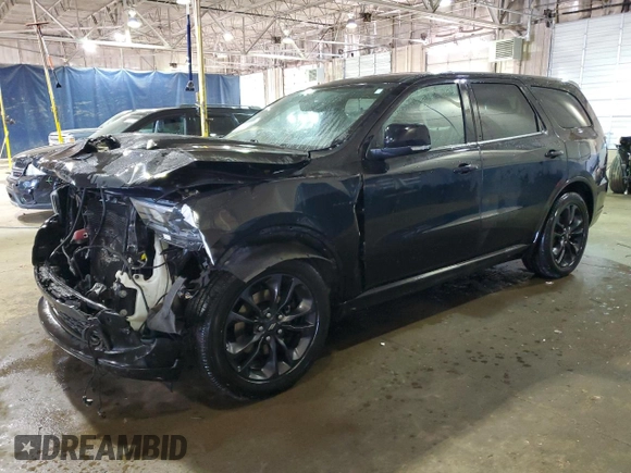2021 Dodge Durango R/T with VIN 1C4SDJCTXMC662603, listed as a Copart auction lot 48469975 with 65,195 mi miles and Salvage Title. Bid and sale history available at DreamBid. Image 1.