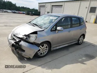 2007 Honda Fit Sport z VIN JHMGD38657S035465, wystawiony jako Copart lot #57635245 z przebiegiem 184 627 mil mil oraz Szkoda całkowita • Salvage title. Historia ofert i sprzedaży dostępna na DreamBid. Obrazek 1.