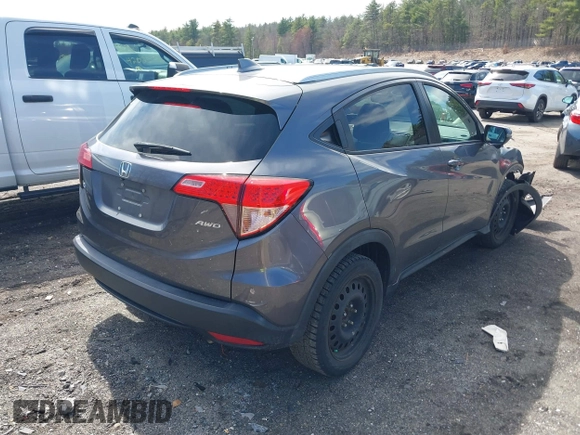 2016 Honda HR-V EX-L w/Navi with VIN 3CZRU6H71GM738455, listed as a IAAI auction lot 42017707 with 83,708 mi miles. Bid and sale history available at carsss.com. Image 4.