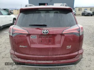 2018 Toyota RAV4 XLE with VIN JTMRFREV7JD252112, listed as a Copart auction lot 43088555 with 77,509 mi miles and Salvage Title. Bid and sale history available at carsss.com. Image 6.