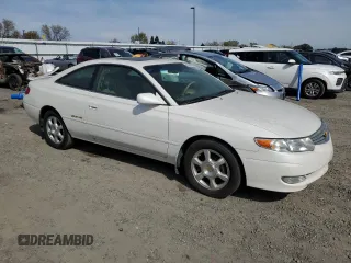 2002 Toyota Solara SE with VIN 2T1CF28P72C589663, listed as a Copart auction lot 48508065 with 215,436 mi miles and Clean Title. Bid and sale history available at DreamBid. Image 4.