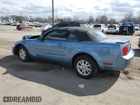 2007 Ford Mustang Deluxe with VIN 1ZVFT84N175260567, listed as a Copart auction lot 50029185 with 99,098 mi miles and Salvage title. Bid and sale history available at DreamBid. Image 2.