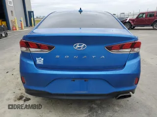 2018 Hyundai Sonata SEL with VIN 5NPE34AF2JH667549, listed as a Copart auction lot 47701715 with 83,592 mi miles and Salvage Title. Bid and sale history available at carsss.com. Image 6.
