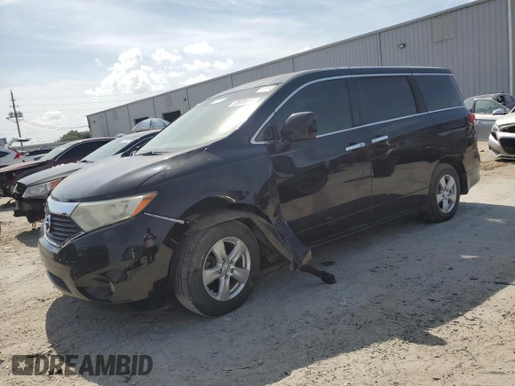 2014 Nissan Quest S with VIN JN8AE2KP9E9103310, listed as a Copart auction lot 53928695 with 138,287 mi miles and Clean Title. Bid and sale history available at carsss.com. Image 1.