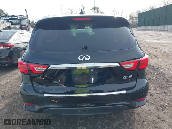 2017 Infiniti QX60 with VIN 5N1DL0MM2HC513262, listed as a IAAI auction lot 42016988 with 96,233 mi miles and . Bid and sale history available at DreamBid. Image 17.