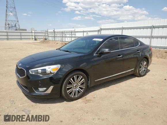 2015 Kia Cadenza Premium with VIN KNALN4D75F5174426, listed as a Copart auction lot 65013104 with 204,459 mi miles and Clean Title. Bid and sale history available at carsss.com. Image 1.