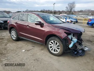 2016 Acura RDX with VIN 5J8TB4H34GL007458, listed as a Copart auction lot 47103335 with 97,484 mi miles and Salvage Title. Bid and sale history available at carsss.com. Image 4.