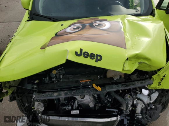2018 Jeep Renegade Altitude with VIN ZACCJBBB1JPH70546, listed as a Copart auction lot 84764604 with 22,936 mi miles and Salvage title. Bid and sale history available at DreamBid. Image 12.