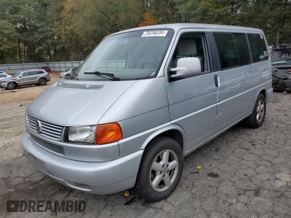 2002 Volkswagen EuroVan с VIN WV2KB47022H065941, выставлен на аукционе Copart как лот 79238234 с пробегом Не указан миль и Чистый • Clean title. История ставок и продаж доступна на DreamBid. Изображение 1.