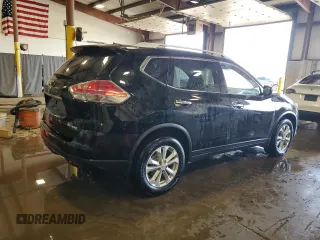 2015 Nissan Rogue SV with VIN KNMAT2MV0FP539344, listed as a Copart auction lot 54203685 with 173,041 mi miles and Salvage Title. Bid and sale history available at carsss.com. Image 3.
