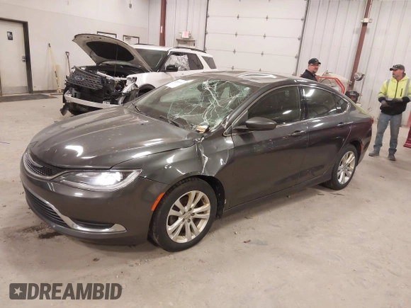 2015 Chrysler 200 Limited with VIN 1C3CCCAB8FN623999, listed as a IAAI auction lot 42040995 with 187,314 mi miles and . Bid and sale history available at DreamBid. Image 2.