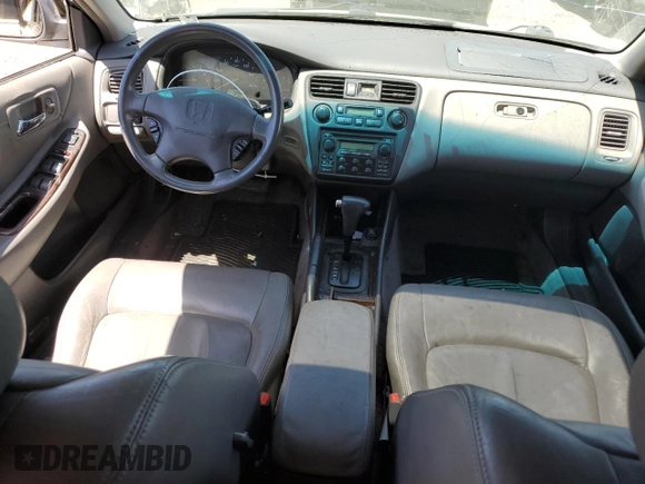 2000 Honda Accord EX with VIN 1HGCG1654YA059755, listed as a Copart auction lot 59003345 with 160,309 mi miles and Salvage title. Bid and sale history available at DreamBid. Image 8.