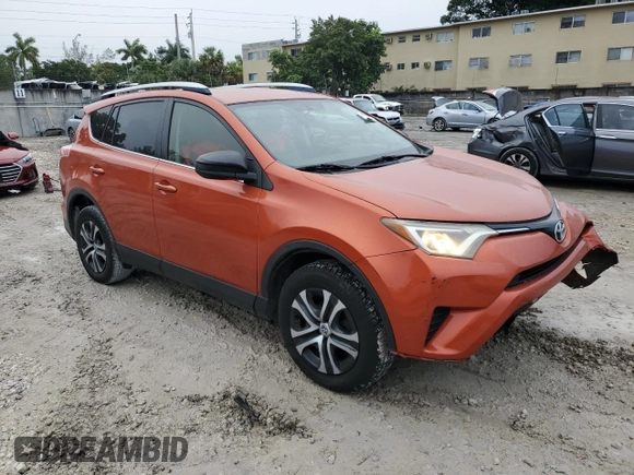 2016 Toyota RAV4 LE with VIN JTMZFREV9GD091819, listed as a Copart auction lot 41958845 with 192,821 mi miles and Salvage Title. Bid and sale history available at carsss.com. Image 4.
