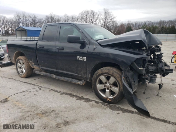 2018 Ram 1500 Express with VIN 1C6RR7FG5JS345113, listed as a Copart auction lot 44322975 with 102,989 mi miles and Salvage Title. Bid and sale history available at carsss.com. Image 4.