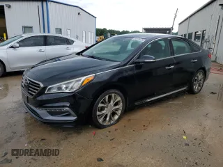 2015 Hyundai Sonata Sport with VIN 5NPE34AB7FH117090, listed as a Copart auction lot 55347845 with 131,090 mi miles and Clean Title. Bid and sale history available at carsss.com. Image 1.