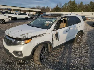 2013 Kia Sorento EX with VIN 5XYKU4A27DG380622, listed as a Copart auction lot 87176104 with Not Provided miles and Salvage Title. Bid and sale history available at carsss.com. Image 1.