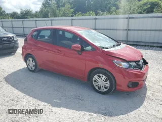 2019 Honda Fit LX with VIN 3HGGK5H40KM712085, listed as a Copart auction lot 63646395 with 37,270 mi miles and Salvage title. Bid and sale history available at DreamBid. Image 4.