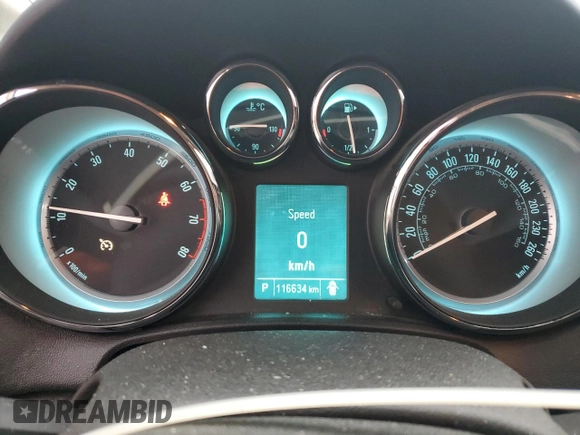 2014 Buick Verano with VIN 1G4PN5SK6E4239320, listed as a Copart auction lot 87574965 with 116,634 mi miles and Salvage title. Bid and sale history available at DreamBid. Image 9.