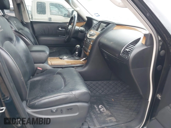 2011 Infiniti QX56 7-passenger with VIN JN8AZ2NF2B9502532, listed as a IAAI auction lot 41967065 with 226,780 mi miles. Bid and sale history available at carsss.com. Image 5.