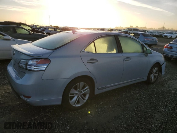 2010 Lexus HS 250h with VIN JTHBB1BA9A2010061, listed as a Copart auction lot 87490224 with 274,916 mi miles and Clean Title. Bid and sale history available at DreamBid. Image 3.