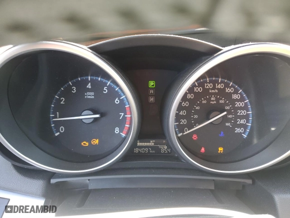 2012 Mazda Mazda3 i Touring with VIN JM1BL1L74C1637700, listed as a Copart auction lot 46438305 with 184,097 mi miles and Salvage Title. Bid and sale history available at carsss.com. Image 9.