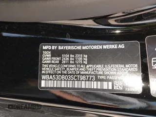 2025 BMW 4 Series 430i xDrive with VIN WBA53DB03SCT98773, listed as a IAAI auction lot 42061005 with 2,985 mi miles and . Bid and sale history available at carsss.com. Image 9.