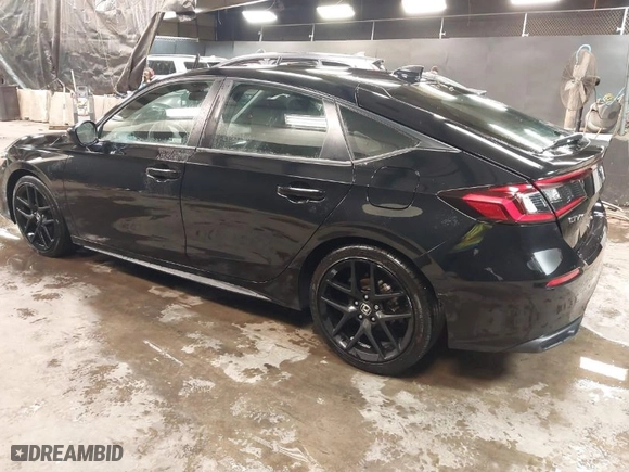 2023 Honda Civic Hatchback Sport with VIN 19XFL2H80PE018992, listed as a IAAI auction lot 41509111 with 19,092 mi miles. Bid and sale history available at carsss.com. Image 3.