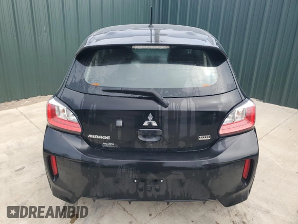 2024 Mitsubishi Mirage Black Edition with VIN ML32AWHJ5RH006531, listed as a Copart auction lot 56031835 with 6,800 mi miles and Clean title. Bid and sale history available at DreamBid. Image 6.