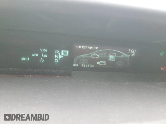 2014 Toyota Prius Four with VIN JTDKN3DU3E1764466, listed as a Copart auction lot 51281705 with 96,453 mi miles and Salvage Title. Bid and sale history available at DreamBid. Image 9.