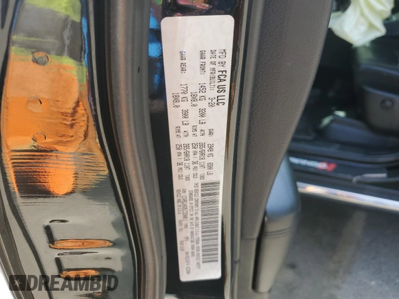 2020 Dodge Durango SXT Plus with VIN 1C4RDJAG9LC330011, listed as a Copart auction lot 54603695 with 53,314 mi miles and Salvage title. Bid and sale history available at DreamBid. Image 13.