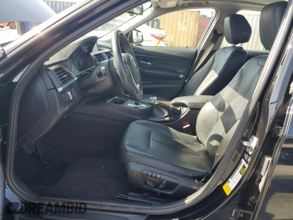 2015 BMW 3 Series 328i with VIN WBA3A5C57FP605385, listed as a Copart auction lot 54703705 with 129,294 mi miles and Salvage title. Bid and sale history available at DreamBid. Image 7.